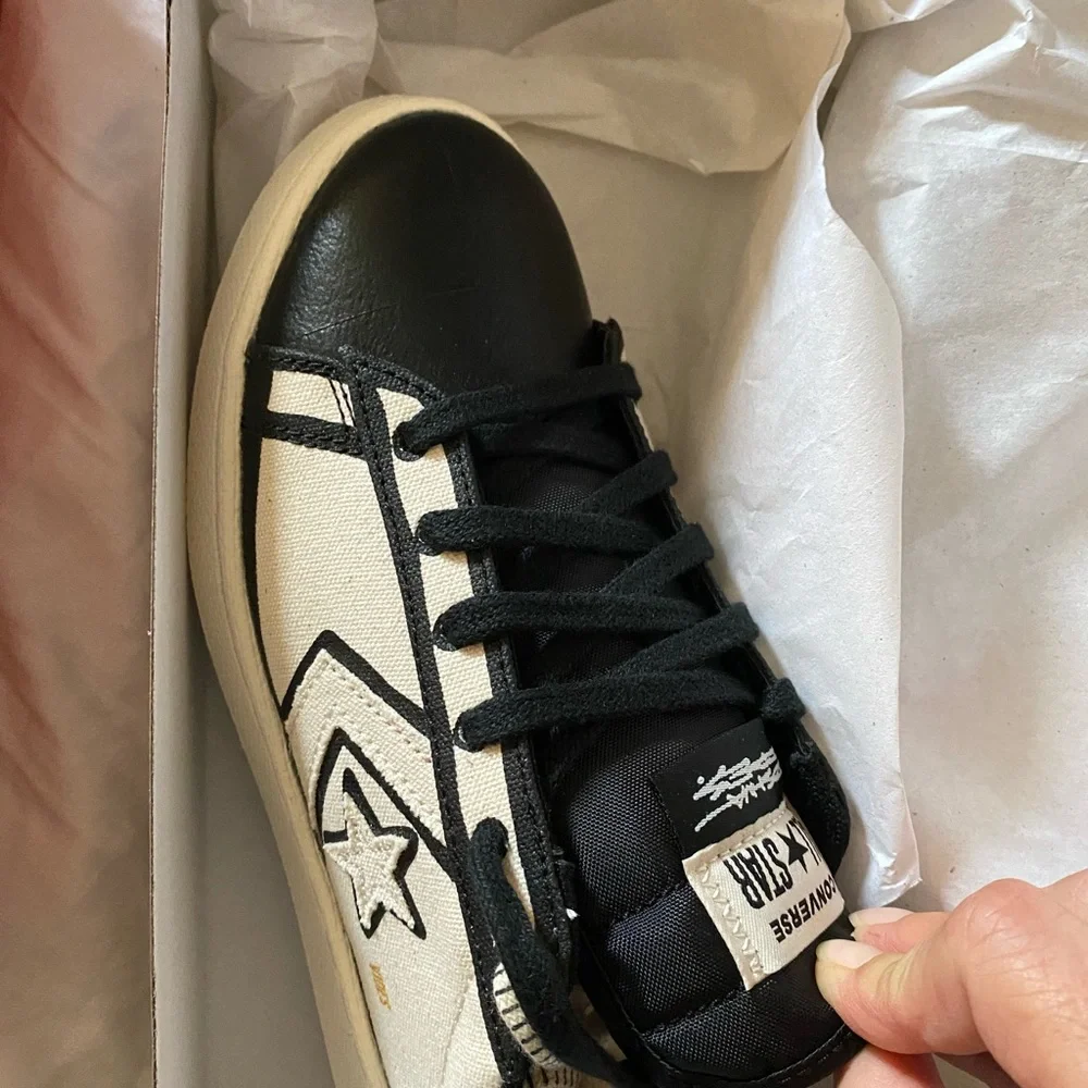 Converse black Joshua Vides edition pro leather low top sneaker - Picture 7 of 7